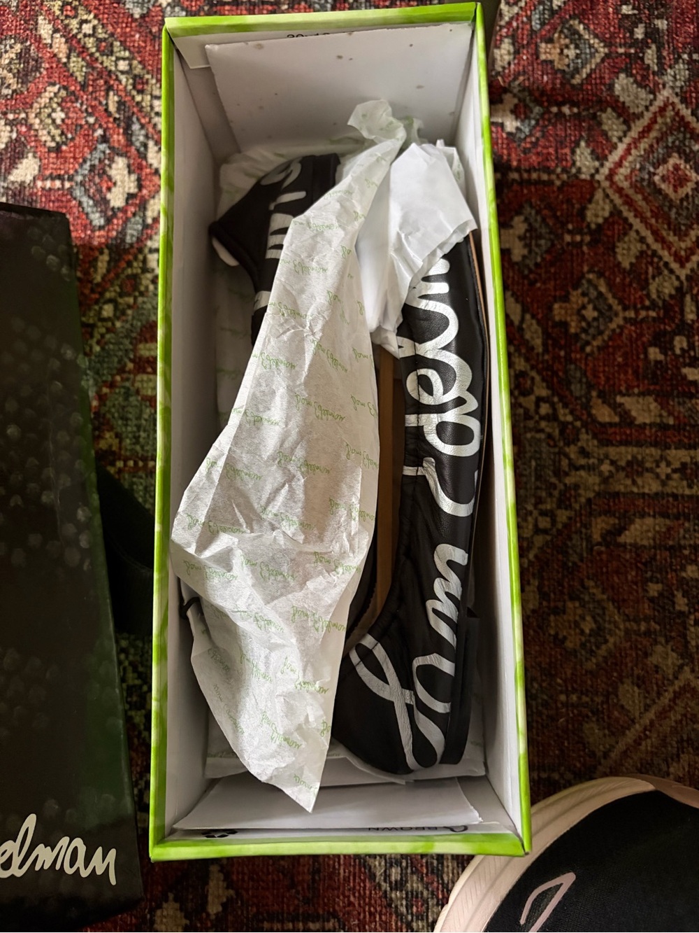 Sam Edelman Black & Silver Ballet Flats - Picture 9 of 10